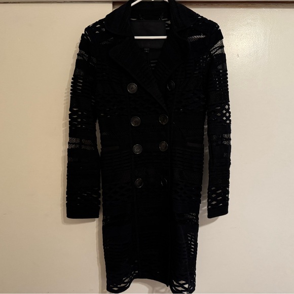 Burberry Prorsum Stunning Lace Trench Coat Jacket - Picture 2 of 8